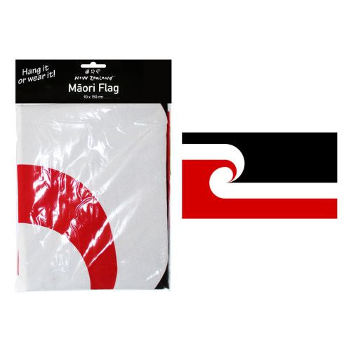 NZ Māori Material Flag - 90x150cm