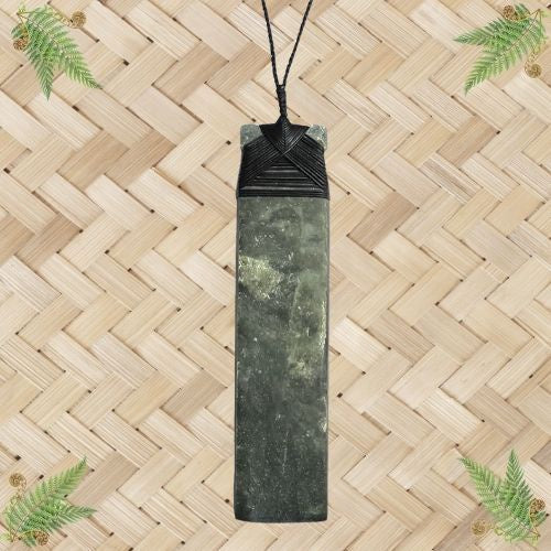 NZ Greenstone Toki Pendant - 150mm