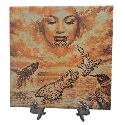 Ceramic Laser Print 3D Tile - NZ Wahine