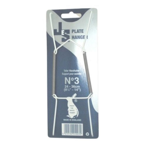 White Plate Hanger - 13-19cm