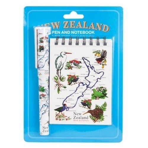 Birds & Map Notebook & Pen Set