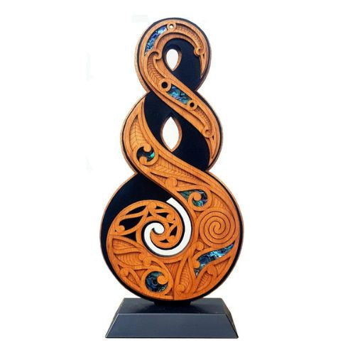 Large Standing Wooden Twist