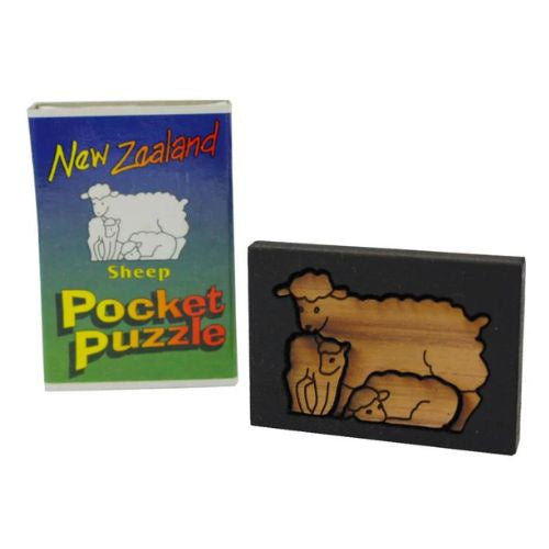 Sheep Wooden Pocket Puzzle