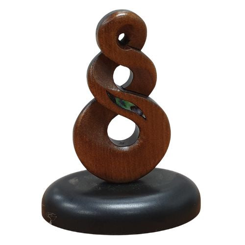 Carved Kauri Standing Twist - Small