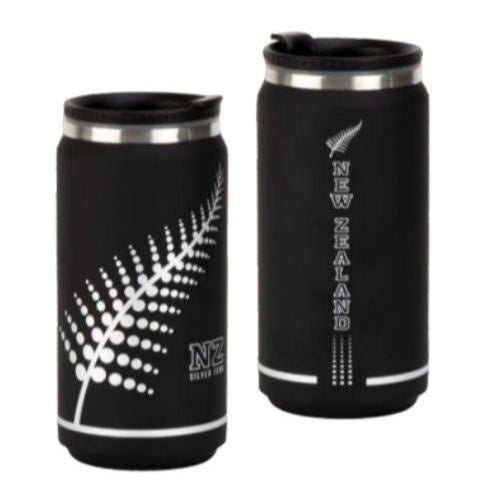 Silver Fern Kiwi Pride Metal Travel Mug 350ml