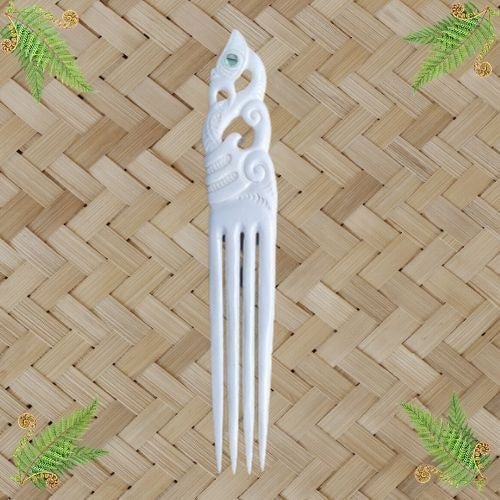 Bone Heru Manaia Left Hand 4 Prong