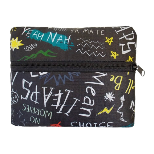 NZ Sketchy Foldable Travel Bag