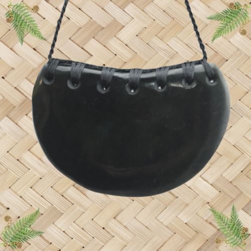 NZ Greenstone Breastplate Pendant - 110mm