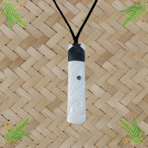 Bone Toki Pendant - Flat Face