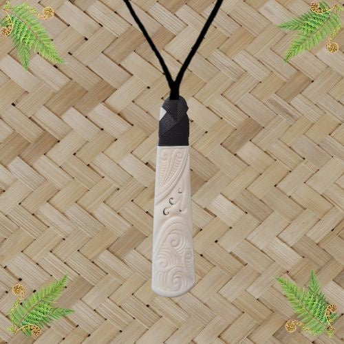 Bone Toki Pendant - Cutout Design - 150mm