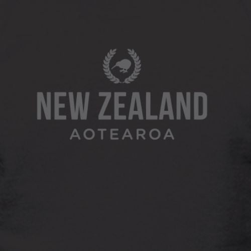Adult NZ Aotearoa Tee - Black