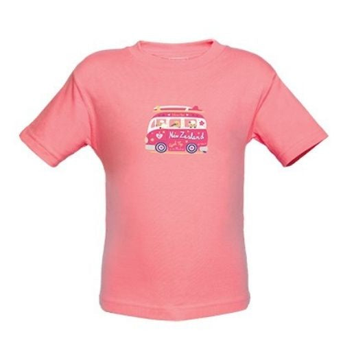 Kids NZ Van Tee - Pink
