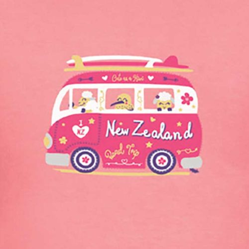 Kids NZ Van Tee - Pink