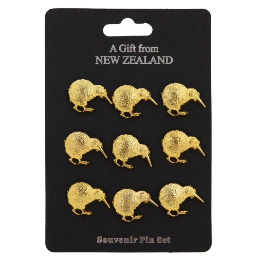 Gold Kiwi Badge 9pc Pack