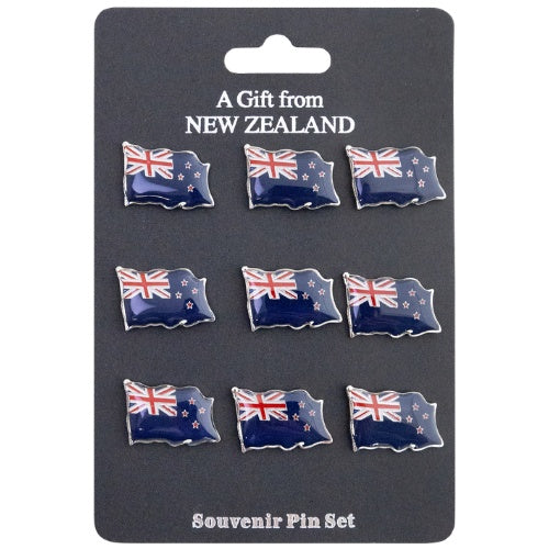 NZ Flag Badge 9pc Pack
