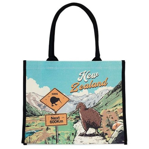 Retro Kiwis Next 600KM Canvas Tote Bag