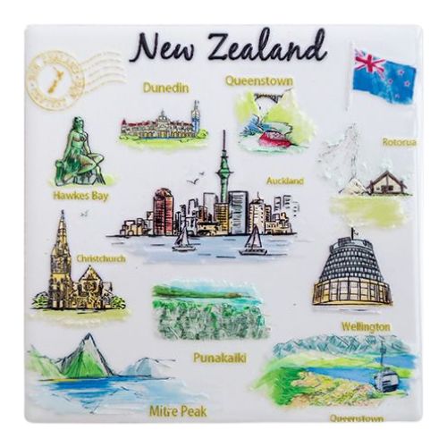 Artist Cities Ceramic Coaster Set 4pk
