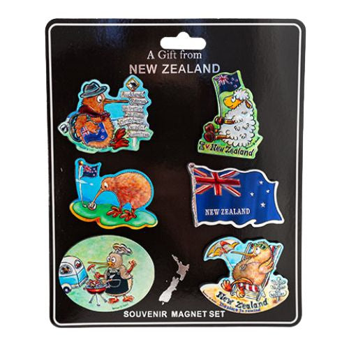 Kiwi Activities Foil Magnet 6pk
