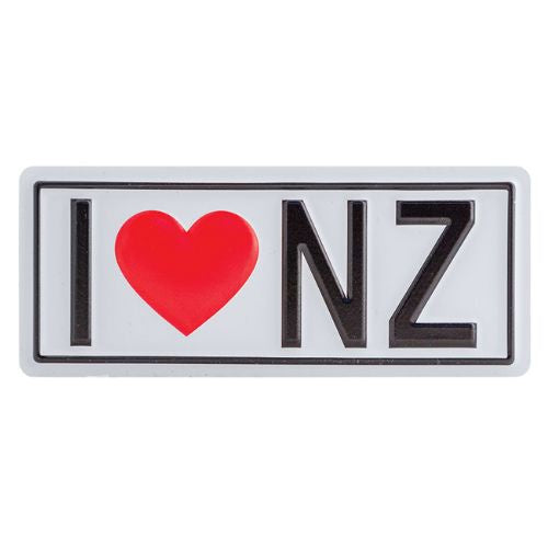 I Love NZ Rubber Magnet