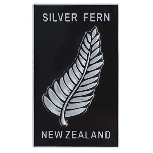 New Zealand Silver Fern Metal Magnet