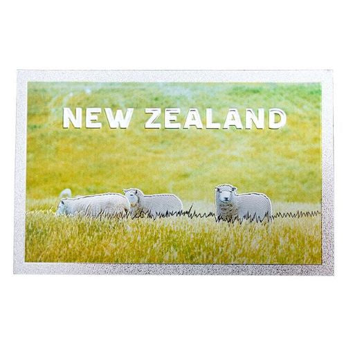 Sheep In Pasture Foil Magnet