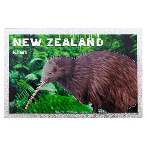 NZ Kiwi Foil Magnet