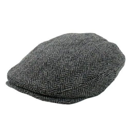 Wool Cheesecutter Cap - Grey - Small