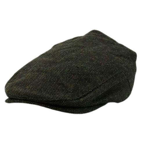 Wool/Polyester Cheesecutter Cap - Olive