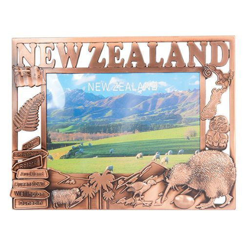 New Zealand Photo Frame - Copper