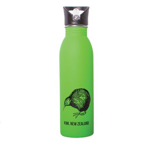 Kiwi Stainless Steel Drink Bottle - Green