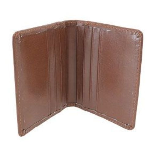 Mens NZ Kiwi Card Wallet - Brown