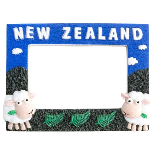 NZ Sheep Frame Magnet