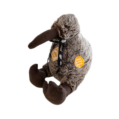 Sitting Kiwi Brown/Grey (Noise) - 20cm