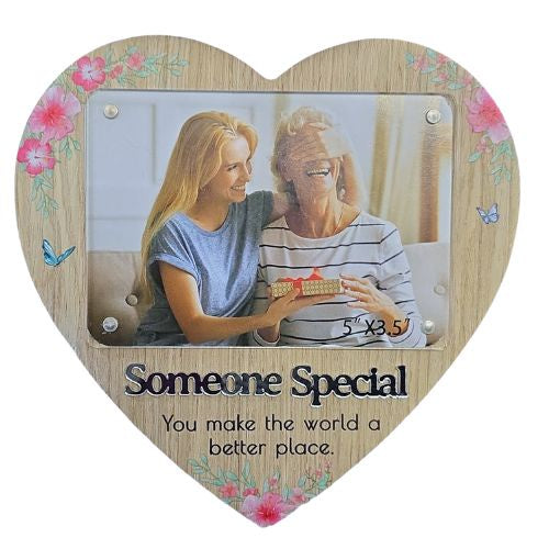 Floral Heart Frame - Someone Special