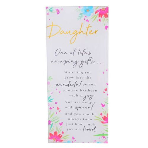 Embrace Mirror Plaque - Daughter