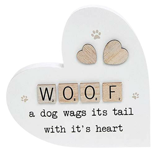 Scrabble Sentiment Heart Woof