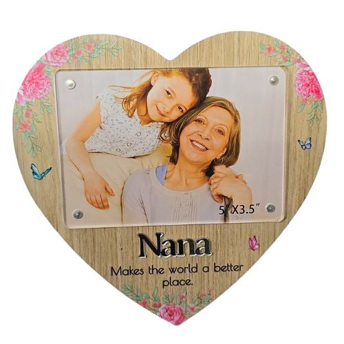 Floral Heart Frame - Nana