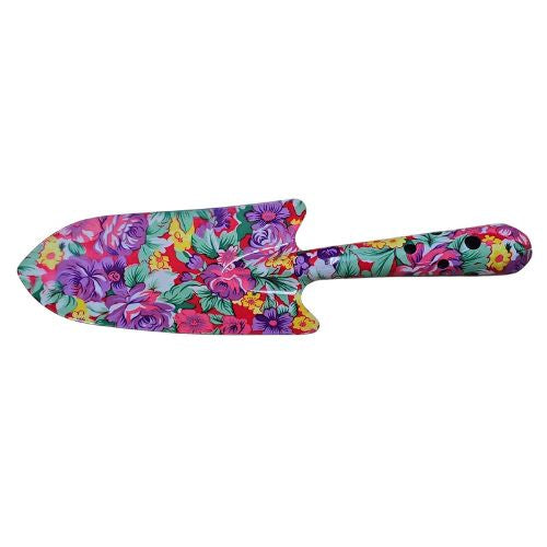 Metal Garden Trowel Covered in Flowers