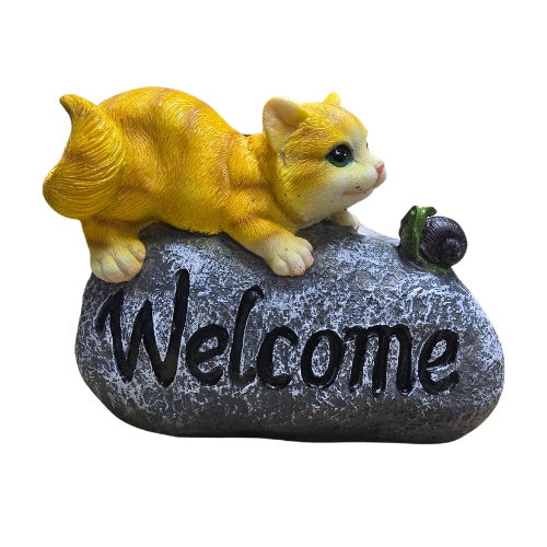 Welcome Cat with Snail