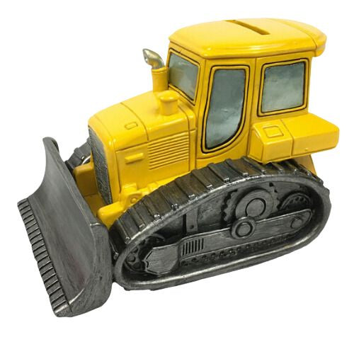 Yellow Bulldozer Money Box