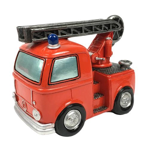 Red Fire Engine Money Box
