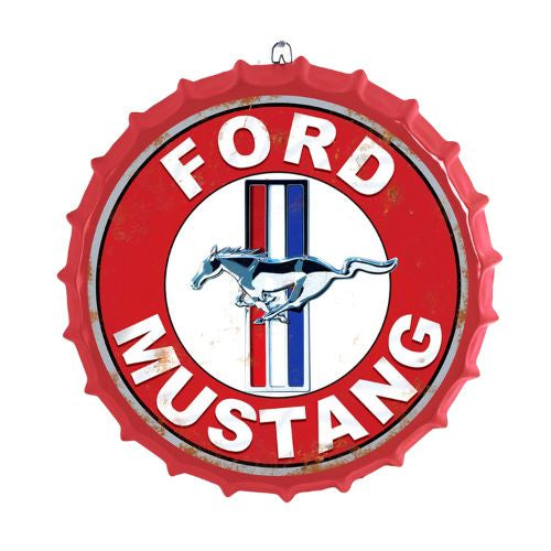 Ford Mustang Bottle Top Sign