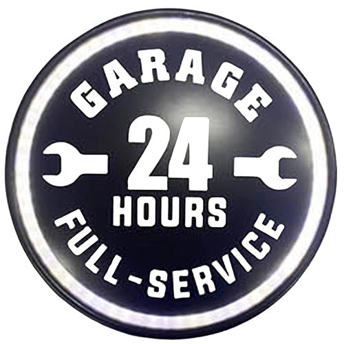 Garage Sign With Light