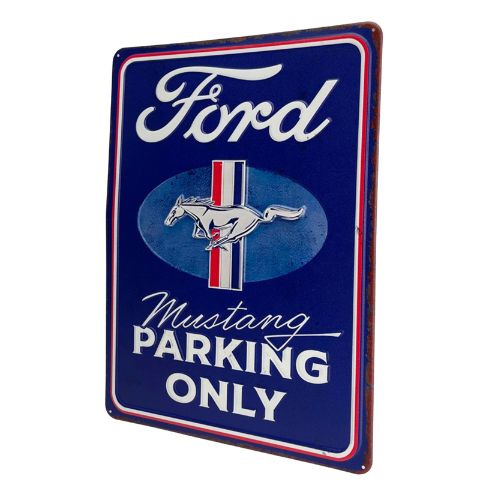 Ford Mustang Parking Tin Sign