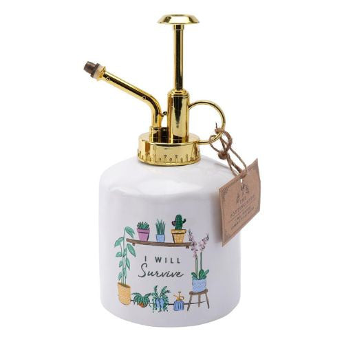 Ceramic Plant Mister - I Will Survive