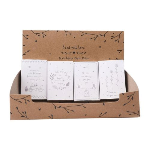 Send With Love Matchbox Nail Files