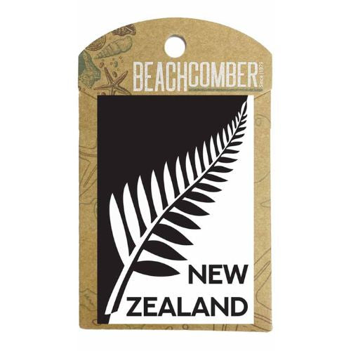 NZ Fern Black & White Magnet