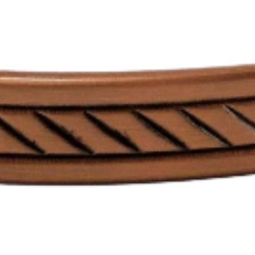 Striped Pattern Bracelet - Copper