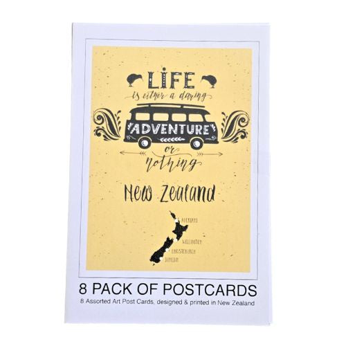 Let's Travel Postcards - 8Pack