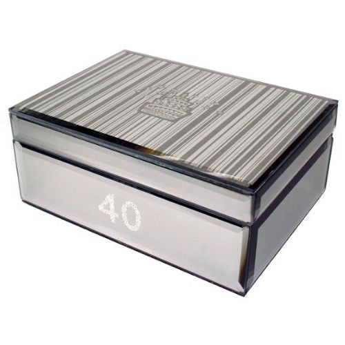 Happy 40th Trinket box - Medium